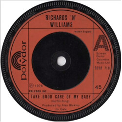 John Richardson / Alan Williams Take Good Care Of My Baby / Love Bonds USED VINYL 7INCH SINGLE