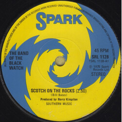 The Band Of The Black Watch Scotch On The Rocks USED VINYL 7INCH 45 RPM SINGLE
