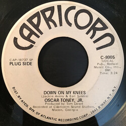 Oscar Toney Jr. Down On My Knees / Seven Days Tomorrow USED VINYL 7INCH 45 RPM PROMO