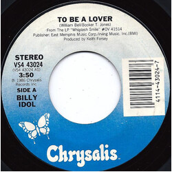 Billy Idol To Be A Lover USED VINYL 7INCH 45 RPM SINGLE STEREO