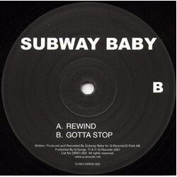 Subway Baby Rewind / Gotta Stop USED VINYL 12INCH