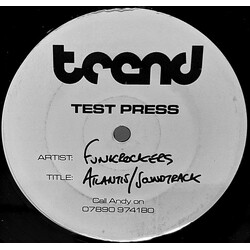 Funkrockers Atlantis USED VINYL 12INCH TEST PRESSING