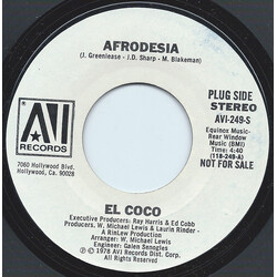 El Coco Afrodesia USED VINYL 7INCH 45 RPM SINGLE PROMO