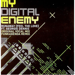 My Digital Enemy Runaway (Feel The Love) USED VINYL 12INCH 33 S RPM 45 RPM