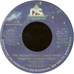 The Wonderland Band Wonder Woman Disco VINYL 7" USED