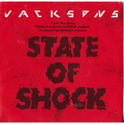 The Jacksons State Of Shock Vinyl 7" USED