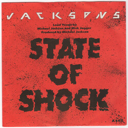 The Jacksons State Of Shock USED VINYL 7INCH 45 RPM SINGLE PROMO