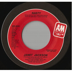 Janet Jackson Nasty USED VINYL 7INCH 45 RPM SINGLE PROMO