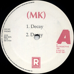 Marc Kinchen / Never On Sunday Decay USED VINYL 12INCH 33 S RPM PROMO
