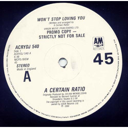A Certain Ratio Won't Stop Loving You USED VINYL 12INCH PROMO 45 RPM