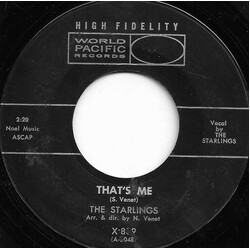 The Starlings (11) That's Me / All I Want USED VINYL 7INCH 45 RPM SINGLE STYRENE