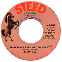 Andy Kim How'd We Ever Get This Way? VINYL 7" USED