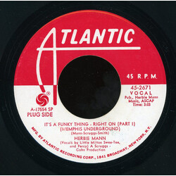 Herbie Mann It's A Funky Thing - Right On USED VINYL 7INCH 45 RPM SINGLE PROMO
