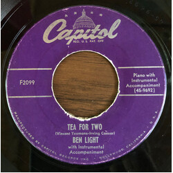 Ben Light Rose Room / Tea For Two USED VINYL 7INCH 45 RPM