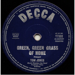 Tom Jones Green, Green Grass Of Home / If I Had You USED VINYL 7INCH 45 RPM MONO