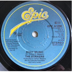 The Strikers Body Music USED VINYL 7INCH 45 RPM