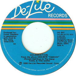 Kool & The Gang Celebration / Morning Star USED VINYL 7INCH 45 RPM SINGLE STYRENE STEREO