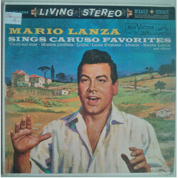 Mario Lanza Sings Caruso Favorites Vinyl LP USED