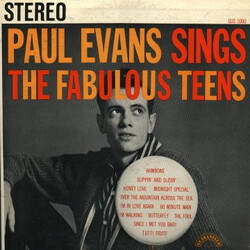 Paul Evans Paul Evans Sings The Fabulous Teens Vinyl LP USED