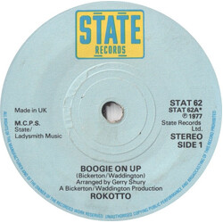 Rokotto Boogie On Up USED VINYL 7INCH 45 RPM SINGLE