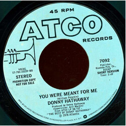 Donny Hathaway You Were Meant For Me USED VINYL 7INCH 45 RPM PROMO