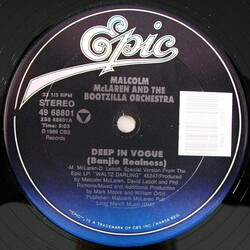 Malcolm McLaren And The Bootzilla Orchestra Deep In Vogue USED VINYL 12INCH 33 S RPM