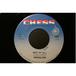 The Moonglows Most Of All / She's Gone USED VINYL 7INCH 45 RPM REPRESS