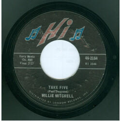 Willie Mitchell Take Five / 30-60-90 USED VINYL 7INCH 45 RPM STYRENE