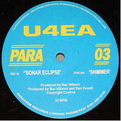 U4EA (2) Sonar Eclipse USED VINYL 12INCH 33 S RPM