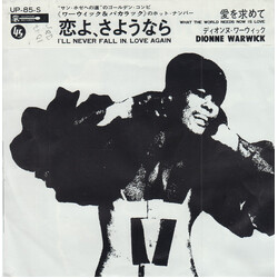 Dionne Warwick I'll Never Fall In Love Again / What The World Needs Now Is Love USED VINYL 7INCH SINGLE