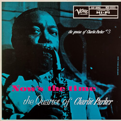The Charlie Parker Quartet Now's The Time Vinyl LP USED