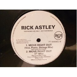 Rick Astley Move Right Out USED VINYL 12INCH PROMO