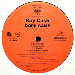 Ray Cash Dope Game / She A G USED VINYL 12INCH PROMO 33 S RPM