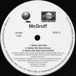 Herb McGruff Before We Start VINYL 12" USED