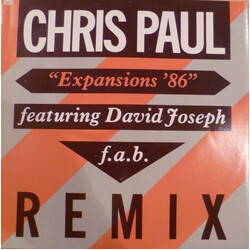 Chris Paul Expansions '86 (Expand Your Mind) Remix USED VINYL 12INCH 45 RPM STEREO