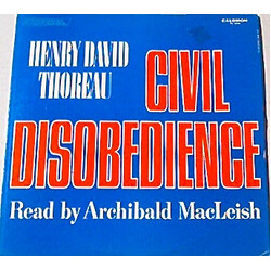 Henry David Thoreau / Archibald MacLeish Civil Disobedience Vinyl LP USED