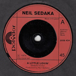 Neil Sedaka A Little Lovin' USED VINYL 7INCH SINGLE