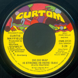 Curtis Mayfield Do Do Wap Is Strong In Here USED VINYL 7INCH 45 RPM PROMO STEREO MONO