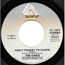 The Kinks Don't Forget To Dance USED VINYL 7INCH 45 RPM
