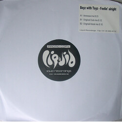 Boyz With Toyz Feelin' Alright USED VINYL 12INCH PROMO