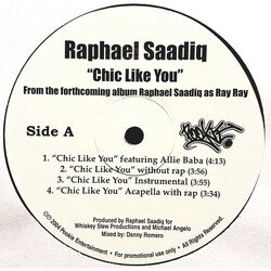Raphael Saadiq Chic Like You / Rifle Love USED VINYL 12INCH PROMO