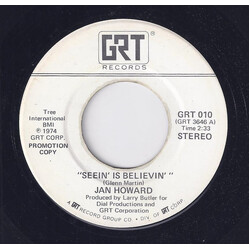 Jan Howard Seein' Is Believin' USED VINYL 7INCH 45 RPM PROMO