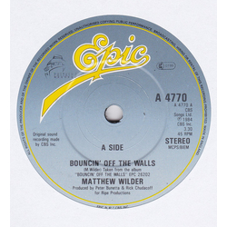 Matthew Wilder Bouncin' Off The Walls Vinyl 7" USED