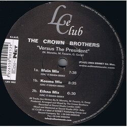 The Crown Brothers Versus The President USED VINYL 12INCH