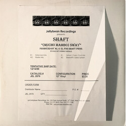 Shaft (Mucho Mambo) Sway USED VINYL 12INCH 33 S RPM MAXI-SINGLE WHITE LABEL