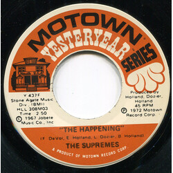 The Supremes The Happening / Reflections USED VINYL 7INCH SINGLE REISSUE