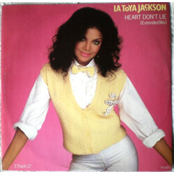 La Toya Jackson Heart Don't Lie VINYL 12" USED