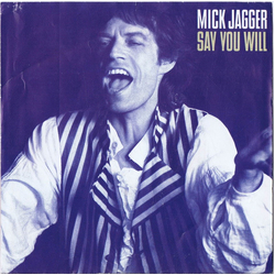 Mick Jagger Say You Will Vinyl 7" USED