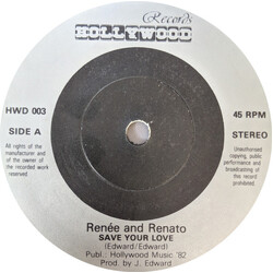 Renée & Renato Save Your Love USED VINYL 7INCH 45 RPM SINGLE STEREO