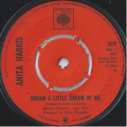 Anita Harris Dream A Little Dream Of Me USED VINYL 7INCH 45 RPM SINGLE